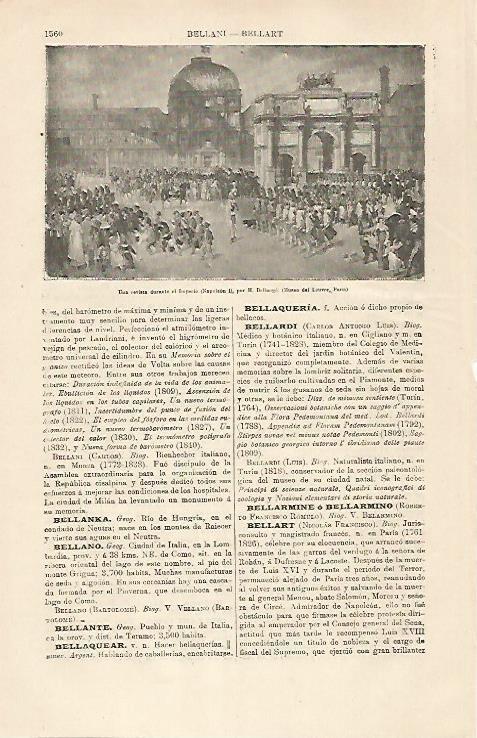 LAMINA ESPASA 30951: Revista durante el Imperio por H. Bellange