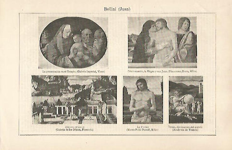 LAMINA ESPASA 30956: Obras por Juan Bellini