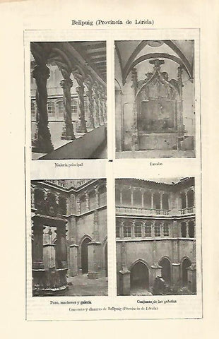 LAMINA ESPASA 30960: Convento de Bellpuig Lleida