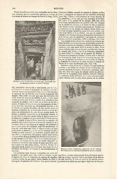 LAMINA ESPASA 30972: Refugio en Avricourt de la Primera Guerra Mundial