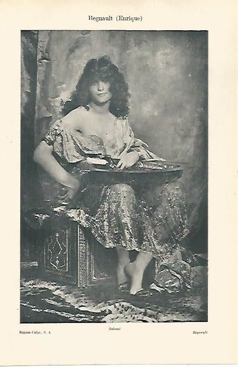 LAMINA ESPASA 30979: Salome por E. Regnault