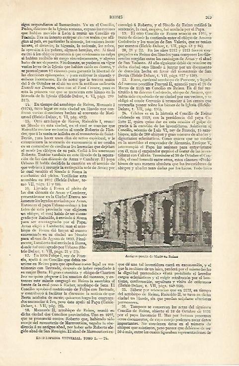 LAMINA ESPASA 30992: Puerta de Marte en Reims