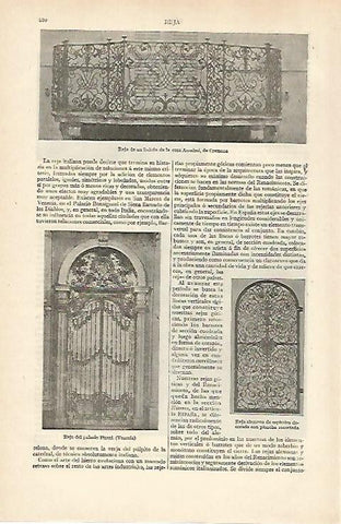 LAMINA ESPASA 30998: Rejas en Cremona Venecia y Alemania
