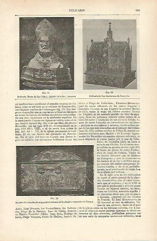 LAMINA ESPASA 31004: Relicario de San Valero de Zaragoza