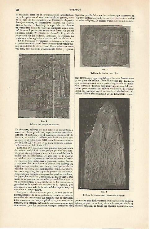 LAMINA ESPASA 31005: Relieves de Luxor tablillas de Gudea y Estela de Naram Sin