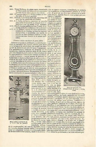 LAMINA ESPASA 31019: Reloj de Luis XVI