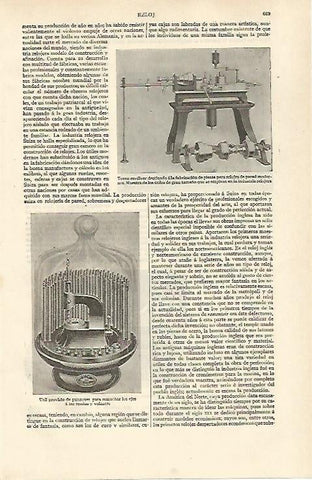 LAMINA ESPASA 31024: Torno para fabricacion de relojes