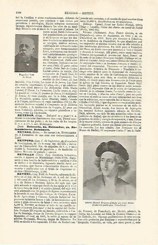 LAMINA ESPASA 31091: Alfred Rethel por L.  Blane