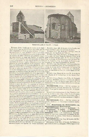LAMINA ESPASA 31094: Iglesia de Retortillo Salamanca