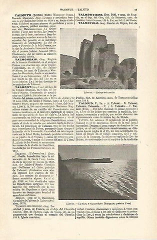 LAMINA ESPASA 31123: Castillo de Talmont Francia