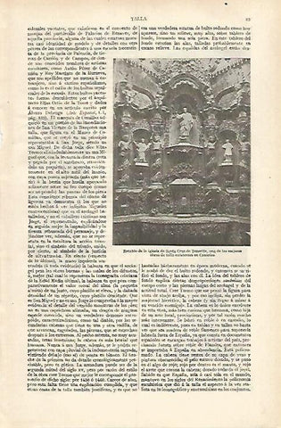LAMINA ESPASA 31127: Retablo de la iglesia de Santa Cruz de Tenerife