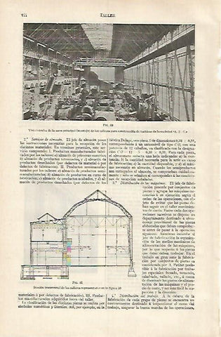 LAMINA ESPASA 31140: Nave de la sociedad AEG