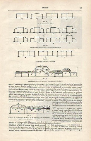 LAMINA ESPASA 31142: Fundicion de hierro de la fabrica Esslingen