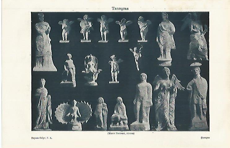 LAMINA ESPASA 31159: Esculturas griegas del Museo de Atenas