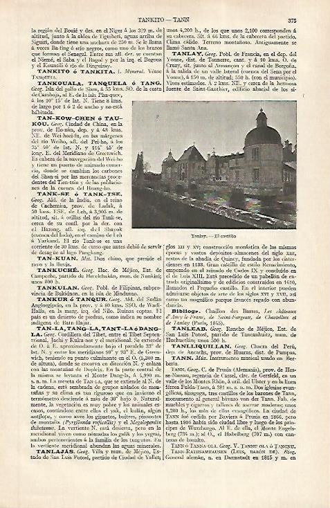 LAMINA ESPASA 31176: Castillo de Tanlay Francia