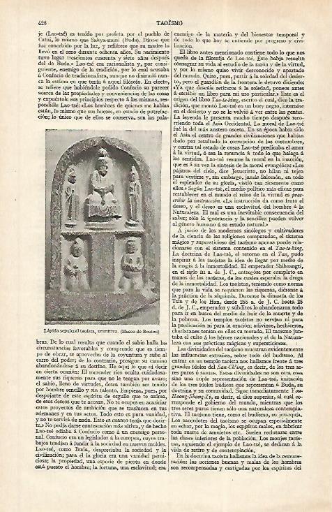 LAMINA ESPASA 31190: Lapida sepulcral taoista