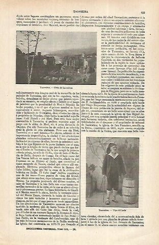 LAMINA ESPASA 31193: Ruinas de Taormina Italia