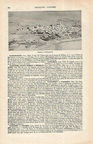 LAMINA ESPASA 31194: Vista de Taourit Argelia
