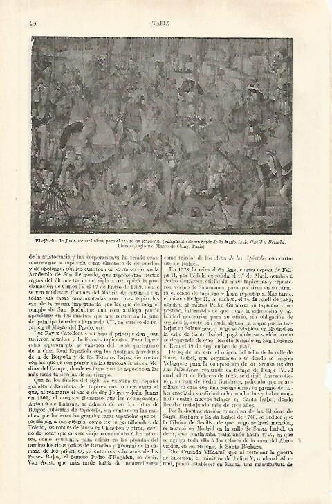 LAMINA ESPASA 31201: El ejercito de Joab del tapiz Historia de David y Betsabe