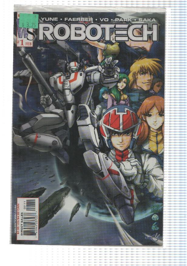 Comic, Wldstorm: Robotech num 01 - From the Stars. Special thanks to TOm Bateman and Erik Ko.