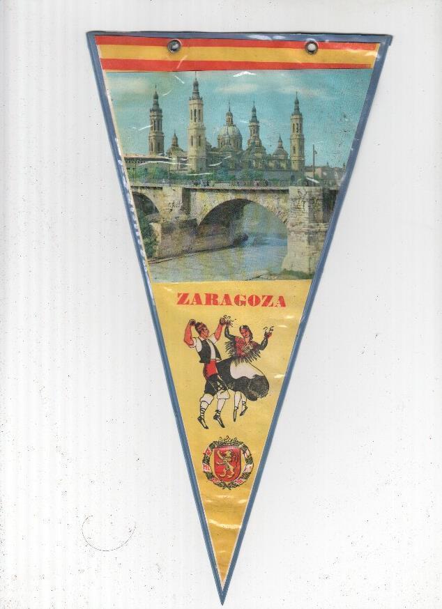 BANDERIN: ZARAGOZA - Vista de la Basilica y puente del Pilar