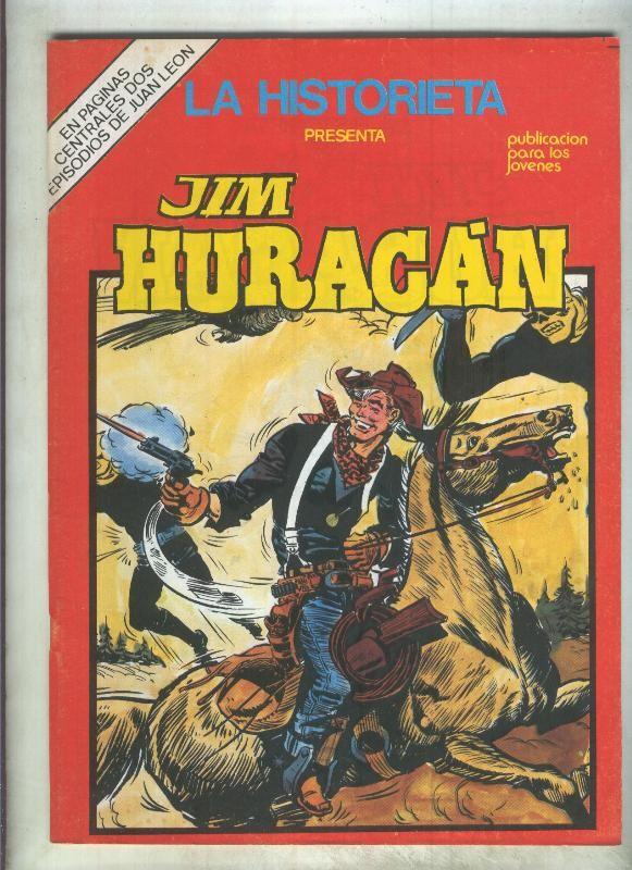 La Historieta presenta numero 21:  Jim Huracan + Juan Leon (numerado 1 en trasera)