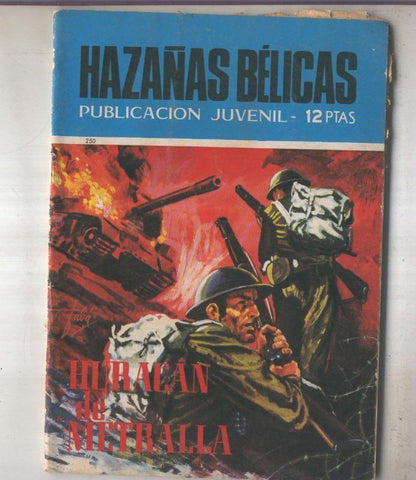 Hazañas Belicas libreta numero 250 Huracan de metralla