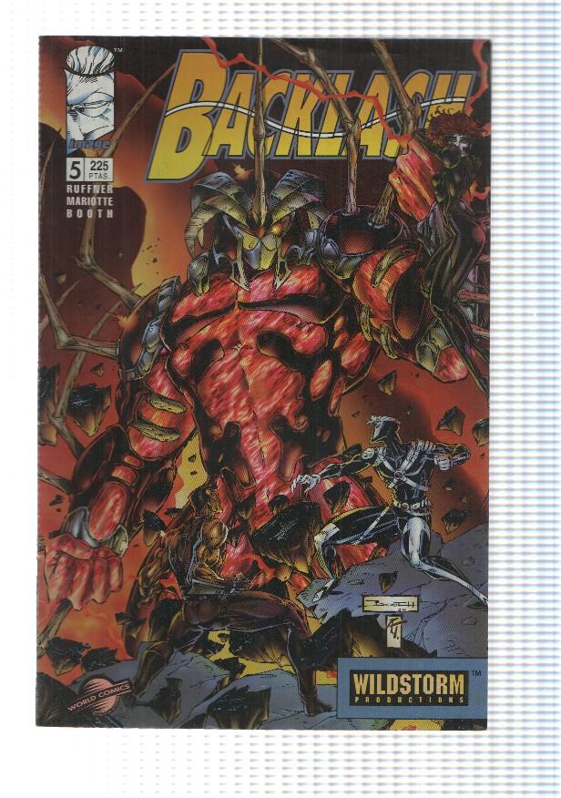 Image, Comic: Backlash num 05, febrero de 1996 - Guerra en el Ciberespacio. World Comics