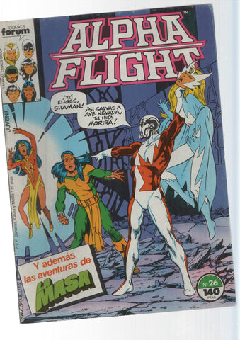 Marvel Forum: Alpha Flight num 26 (num 1 atras) - Traicion