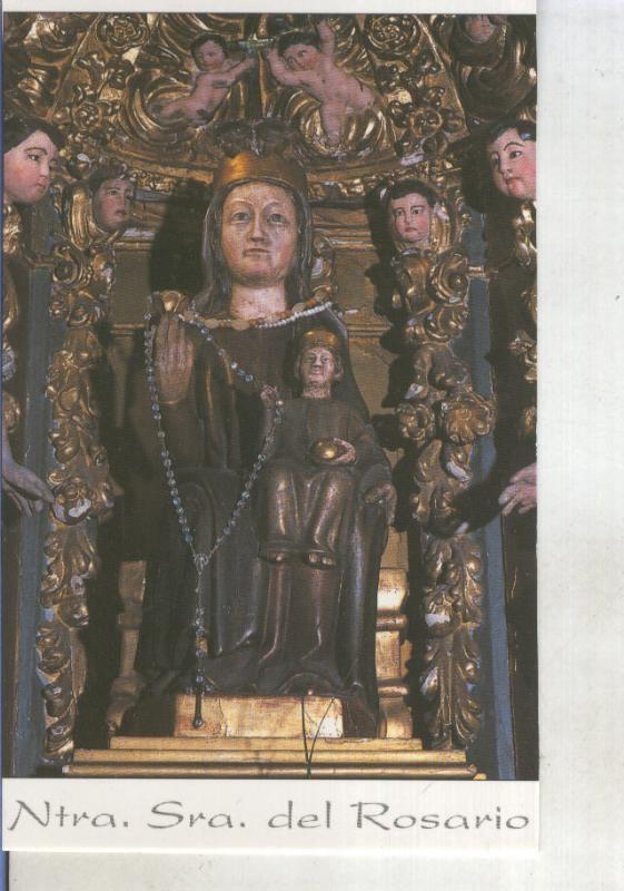 Postal 015116: Virgen Nuestra Señora del Rosario, Yesa en Navarra