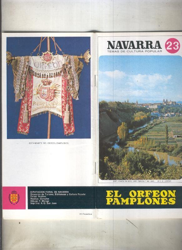 Navarra temas de cultura popular numero 023: El orfeon pamplones