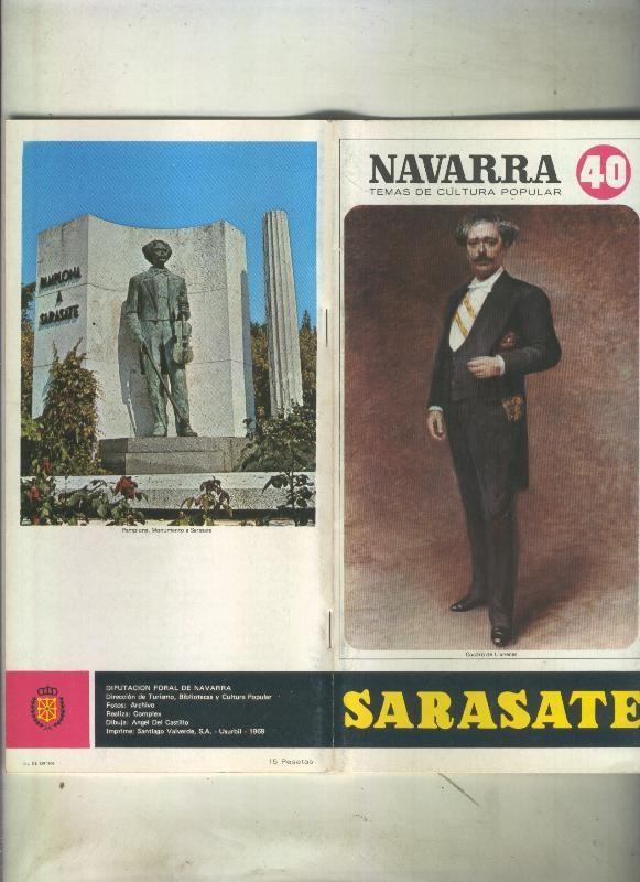 Navarra temas de cultura popular numero 040: Sarasate
