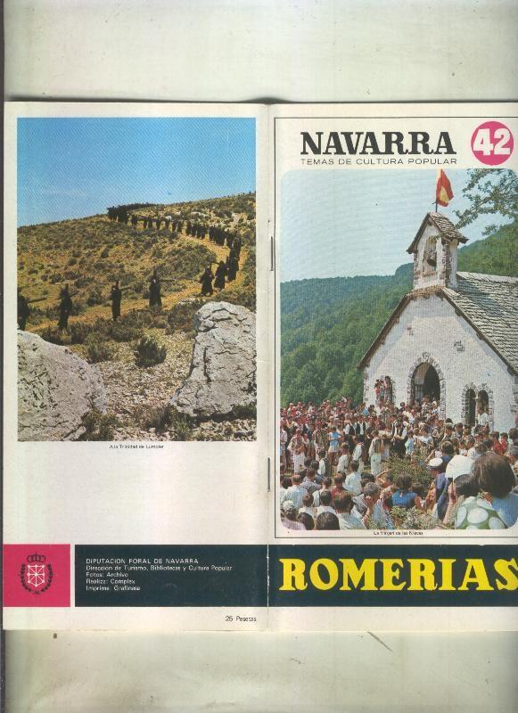 Navarra temas de cultura popular numero 042: Romerias