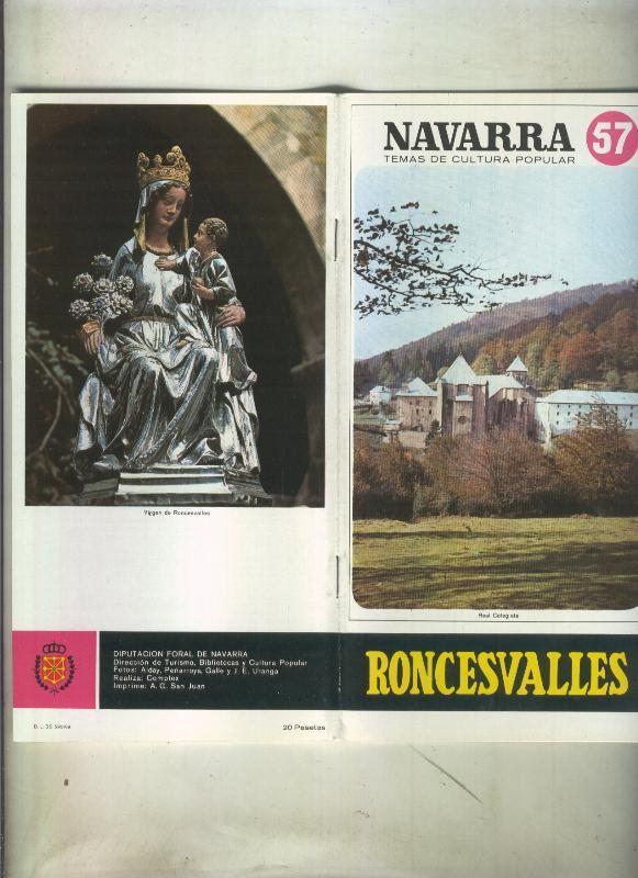 Navarra temas de cultura popular numero 057: Roncesvalles