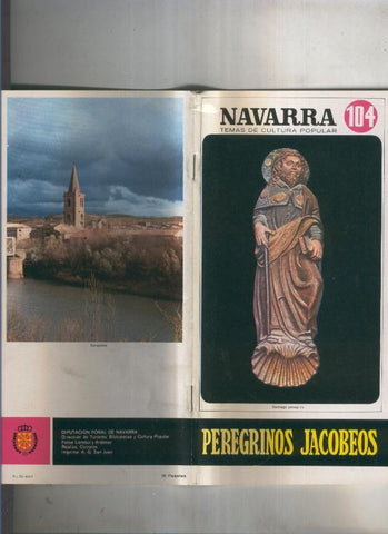 Navarra temas de cultura popular numero 104: Peregrinos jacobeos