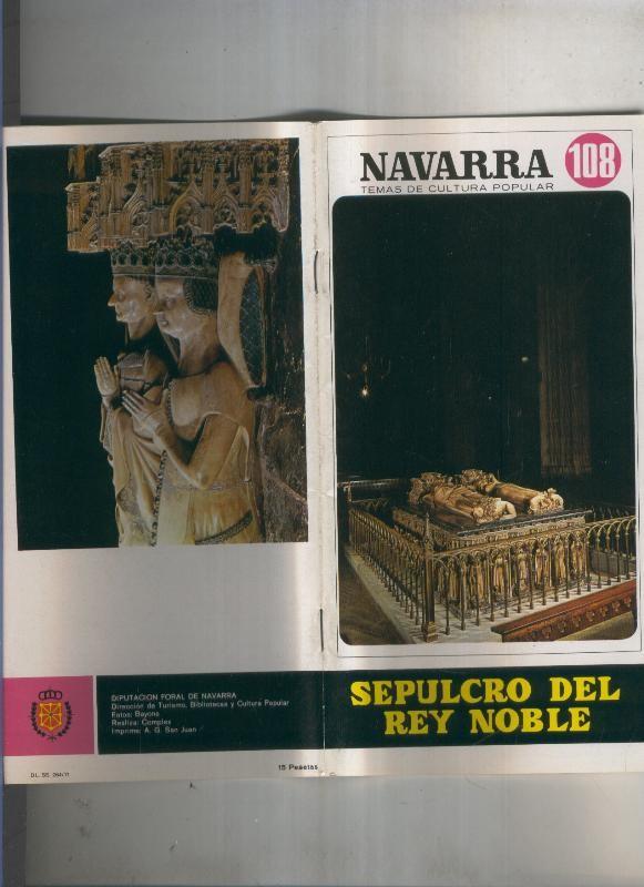 Navarra temas de cultura popular numero 108: Sepulcro del rey noble