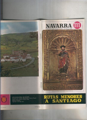 Navarra temas de cultura popular numero 111: Rutas menores a Santiago