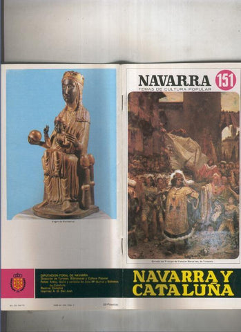 Navarra temas de cultura popular numero 151: Navarra y Cataluña