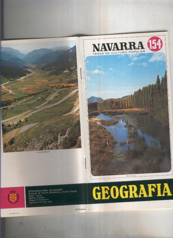 Navarra temas de cultura popular numero 154: Geografia