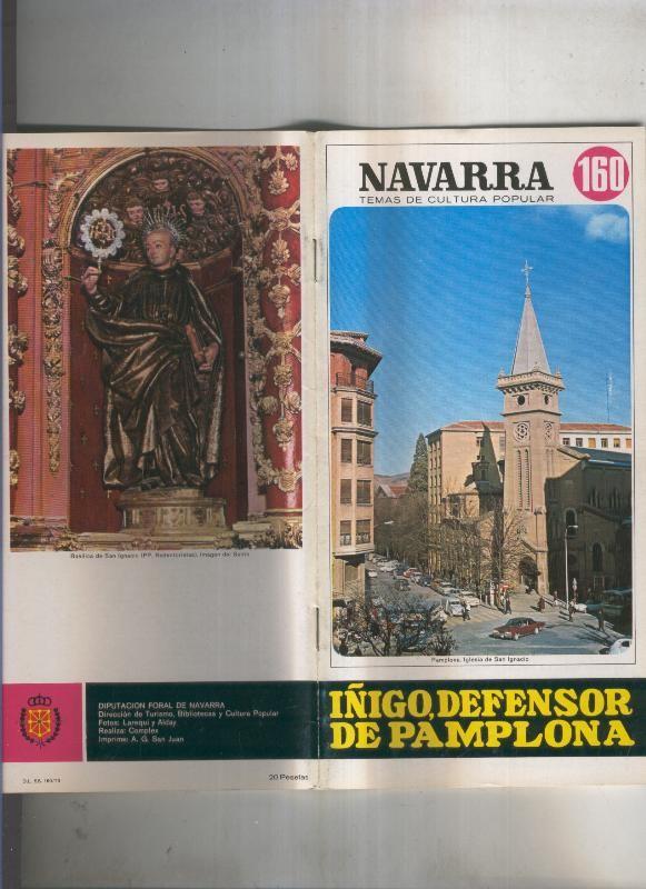 Navarra temas de cultura popular numero 160: Inigo, defensor de Pamplona