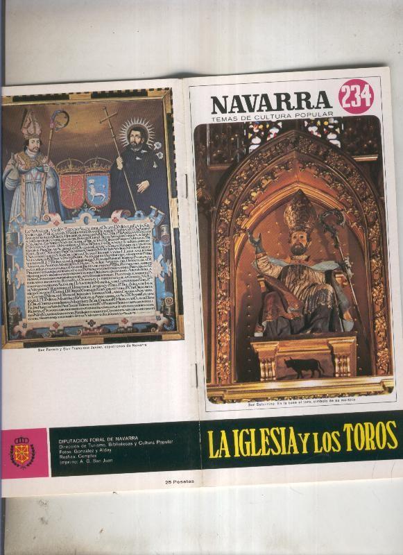 Navarra temas de cultura popular numero 234: La iglesia y los toros