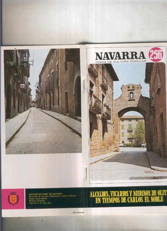 Navarra temas de cultura popular numero 256: Alcaldes, Vicacios y Merinos de Olite 