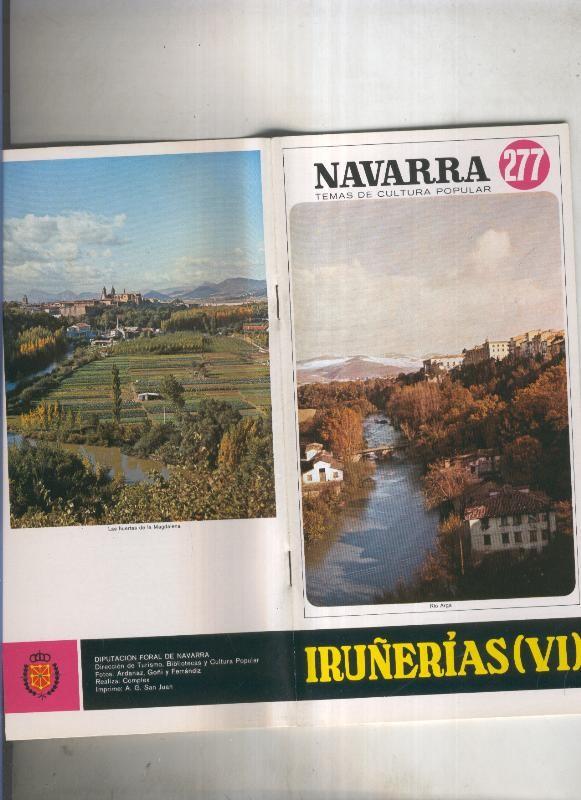Navarra temas de cultura popular numero 277: Iruñerias VI