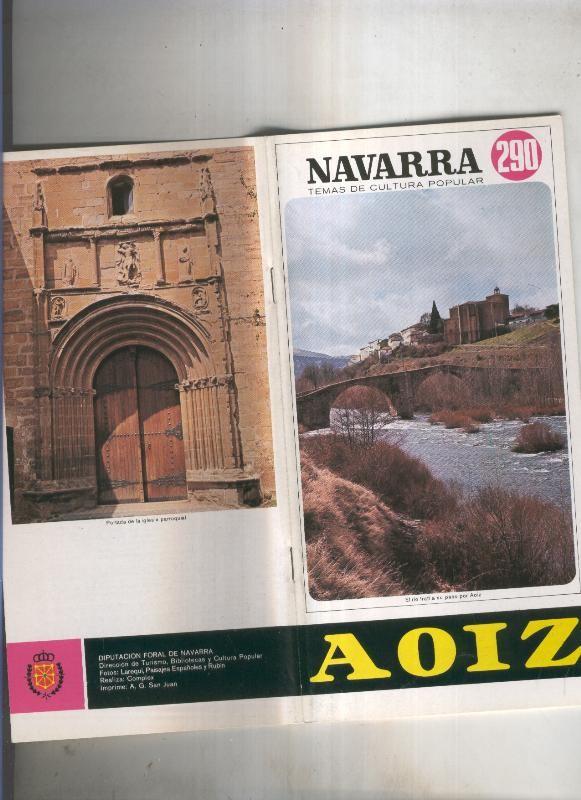 Navarra temas de cultura popular numero 290: Aoiz