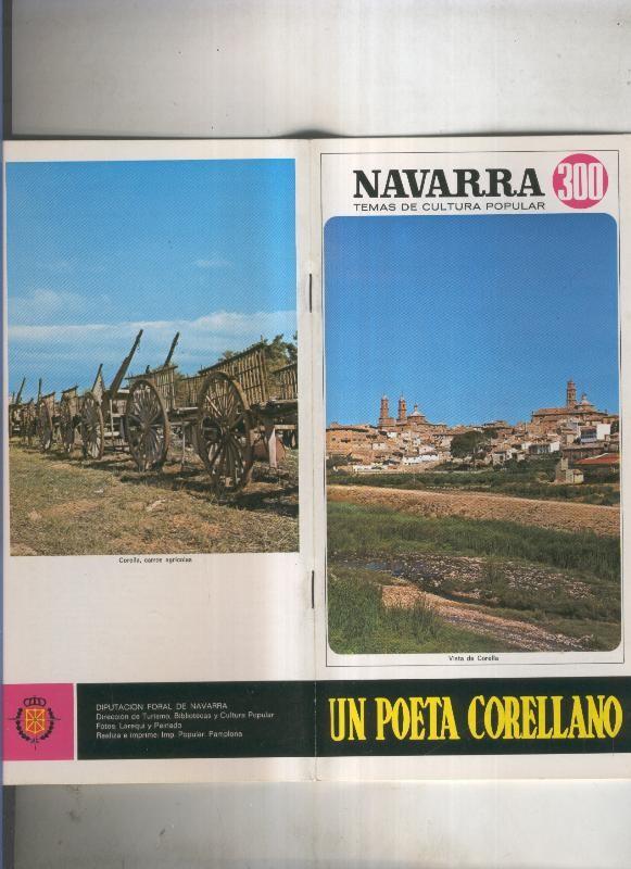 Navarra temas de cultura popular numero 300: Un poeeta corellano