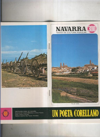 Navarra temas de cultura popular numero 300: Un poeeta corellano