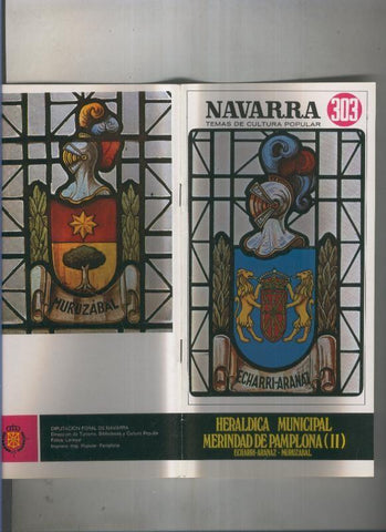 Navarra temas de cultura popular numero 303: Heraldica municipal, merindad de pamplona II