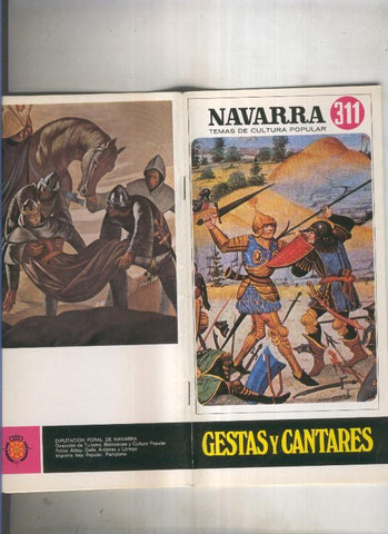 Navarra temas de cultura popular numero 311: Gestas y cantares