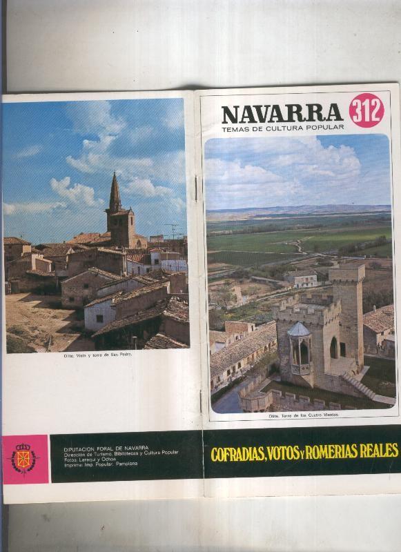 Navarra temas de cultura popular numero 312: Cofradias, votos y romerias reales