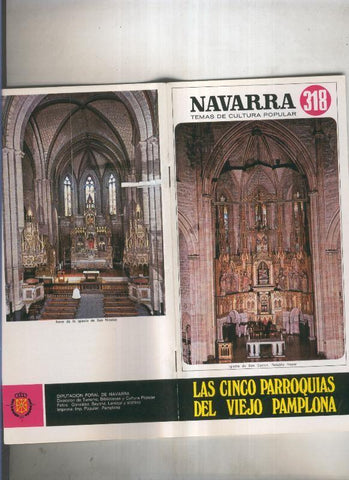 Navarra temas de cultura popular numero 318: Las cinco parroquias del viejo pamplona